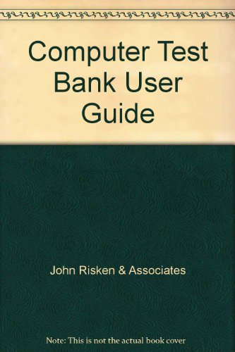Book Computer Test Bank User Guide free
