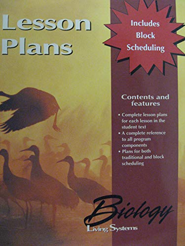 Book Lesson Plans Biology Living Systems free