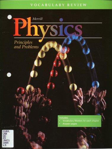 Book Physics Principles And Problems Vocabulary Review free
