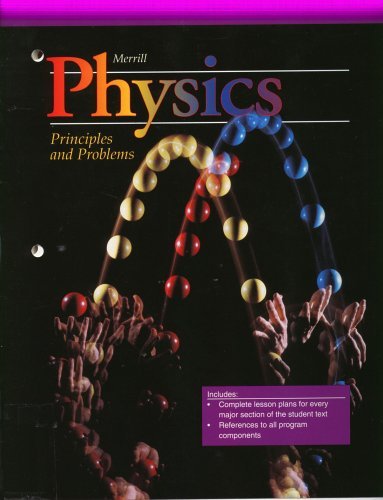 Book Merrill Physics Principles And Problems Lesson Plans By Paul Zitzewitz (1995-05-03) free