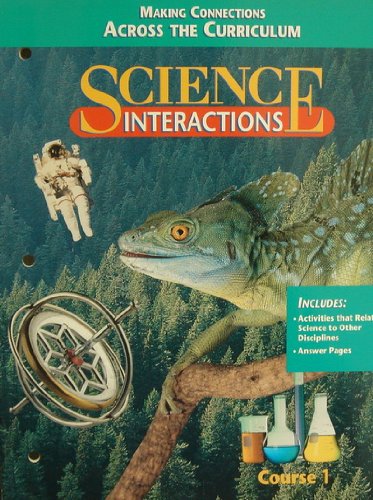 Book Science Interactions Course 1: Making Connections Across The Curriculum free
