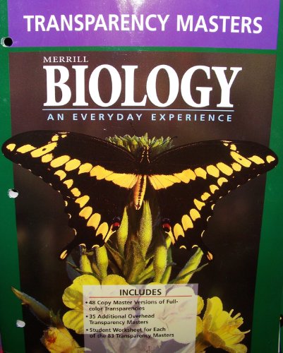 Book Transparency Masters (merrill Biology - An Everyday Experience) free