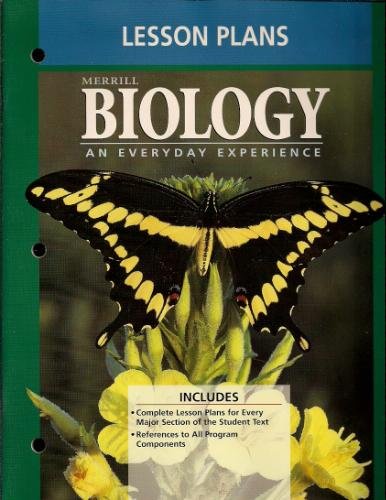 Book Merrill Biology An Everyday Experience (lesson Plans) free