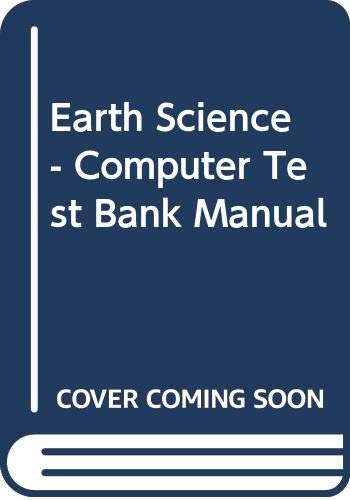 Book Earth Science - Computer Test Bank Manual free