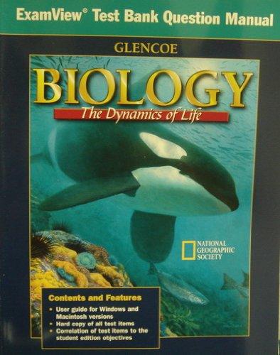 Book ExamView Test Bank Question Manual Biology The Dynamics of Life free