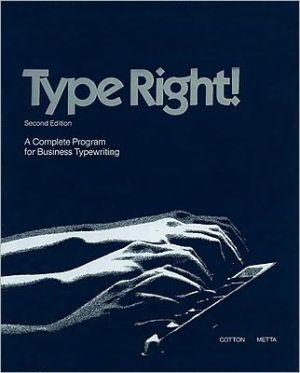 Book Type Right: A Complete Program for Business Typewriting free