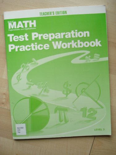 Book Math Test Preparation Practice Workbook Teacher's Edition (level 3) free