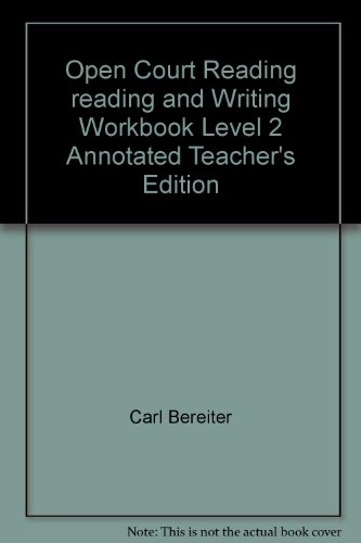 Book Open Court Reading reading and Writing Workbook Level 2 Annotated Teacher's Edition free