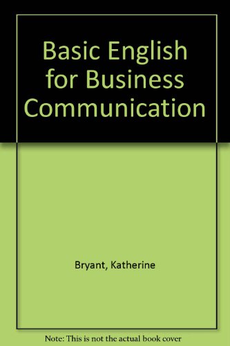 Book Basic English For Business Communication free