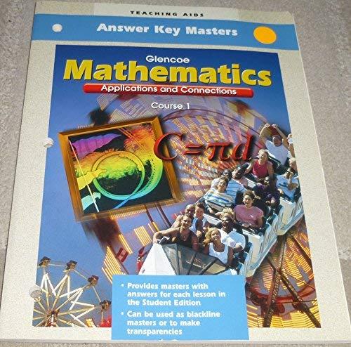 Book Teaching Aids - Answer Key Masters - Glencoe - Mathematics - Applications and Connections - ... free