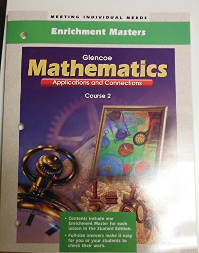 Book Enrichment Masters (Mathematics applications and connections, course 1) free