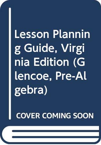 Book Lesson Planning Guide, Virginia Edition (glencoe, Pre-algebra) free