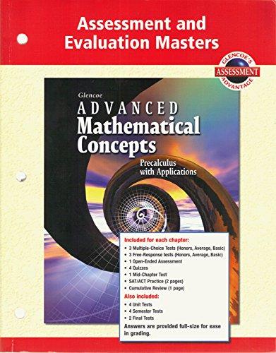 Book Glencoe Advanced Mathematical Concepts Assessment and Evaluation Masters free