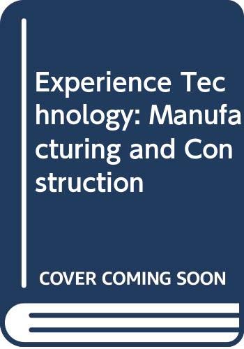 Book Experience Technology: Manufacturing And Construction free
