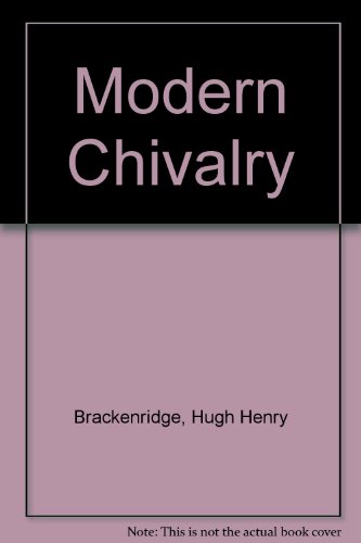 Book Modern Chivalry free