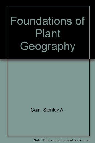 Book Foundations of Plant Geography free