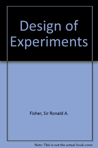Book The Design Of Experiments free