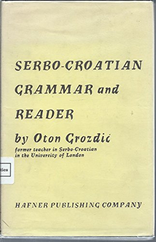 Book Serbo-croatian Grammar And Reader free