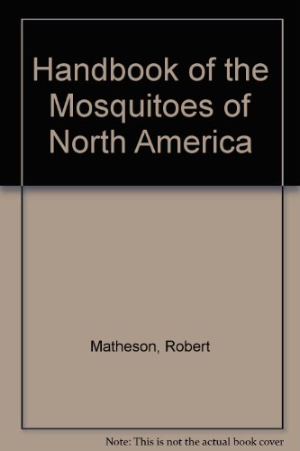 Book Handbook Of The Mosquitoes Of North America free