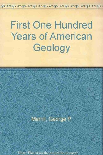 Book First One Hundred Years of American Geology free