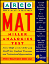 Book Mat: Miller Analogies Test (arco Master The Miller Analogies Test) free
