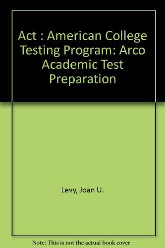 Book Act: American College Testing Program (arco Academic Test Preparation) free