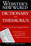 Book Webster's New World Dictionary and Thesaurus free