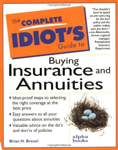 Book The Complete Idiot's Guide to Buying Insurance and Annuities free