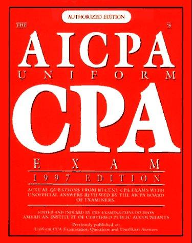 Book The Aicpa's Uniform Cpa Exam (serial) free