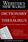 Book Webster's New World Dictionary and Thesaurus free