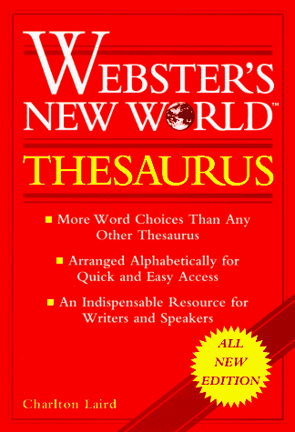 Book Webster's New World Thesaurus free