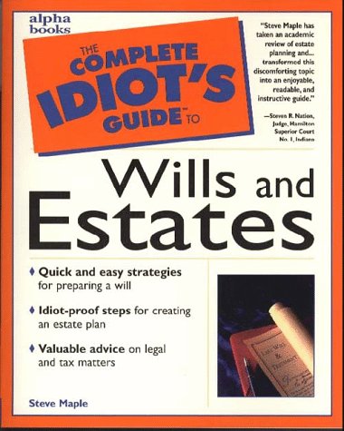 Book Complete Idiot's Guide to Wills and Estates (The Complete Idiot's Guide) free