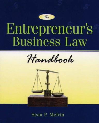 Book The Entrepreneur's Business Law Handbook free