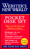 Book Webster's New Worldo Pocket Desk Set free