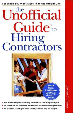 Book The Unofficial Guide to Hiring Contractors (Unofficial Guides) free