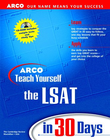 Book Arco Teach Yourself Lsat in 30 Days (Arcos Teach Yourself in 24 Hours Series) free