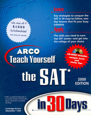 Book ARCO Teach Yourself the SAT in 30 Days free