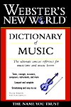 Book Webster's New World Dictionary of Music free