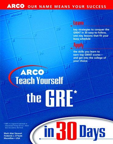 Book Arco Teach Yourself the Gre in 30 Days: 2000 Edition free
