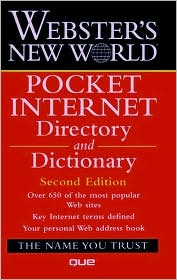 Book Webster's New World Pocket Internet Directory and Dictionary free