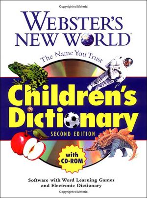 Book Webster's New World Children's Dictionary with CD-ROM free