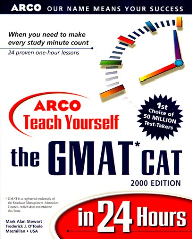 Book Arco Teach Yourself the Gmat Cat in 24 Hours: 2000 Edition (Arco Teach Yourself in 24 Hours) free