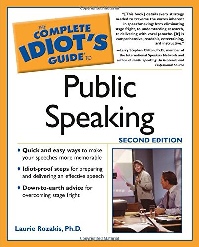 Book The Complete Idiot's Guide to Public Speaking (2nd Edition) free