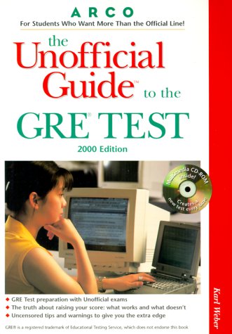 Book UG/The GRE W/CD-ROM 2000 Edition (Unofficial Guides) free