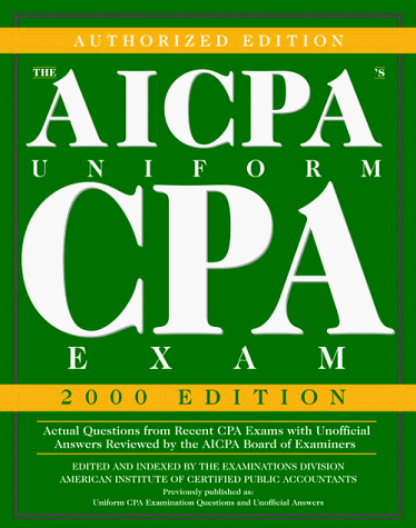 Book The Aicpa's Uniform Cpa Exam (aicpa Uniform Cpa Examination) free