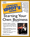 Book The Complete Idiot's Guide to Starting Your Own Business, Third Edition (3rd Edition) free