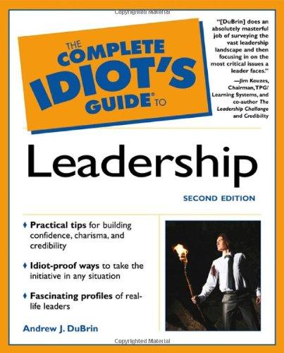 Book The Complete Idiot's Guide to Leadership (2nd Edition) free