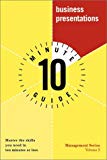 Book 10 Minute Guide to Business Presentations free