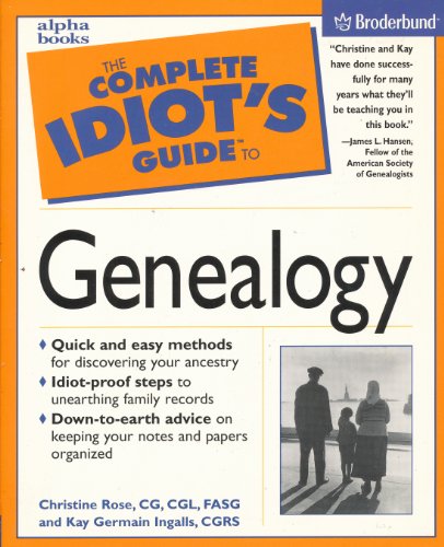 Book The Complete Idiot's Guide to Genealogy free