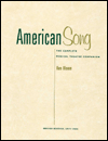 Book American Song: The Complete Musical Theatre Companion, Vol. 1 free